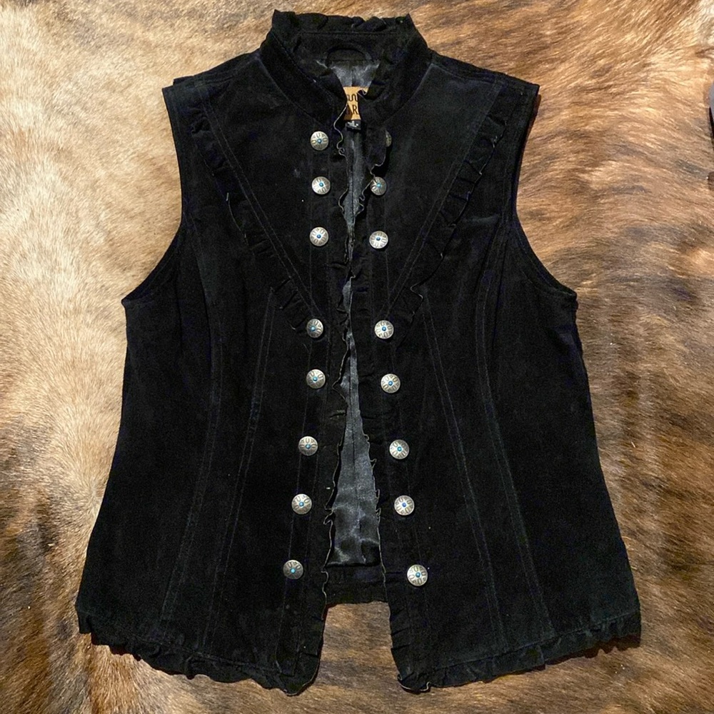King Ranch Suede Vest Sz S